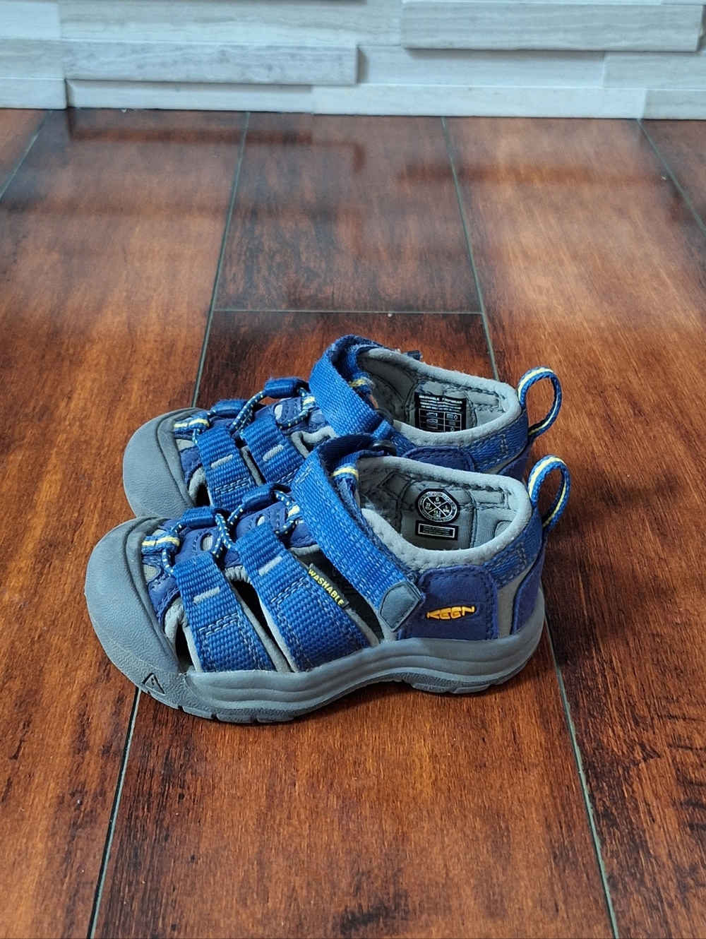KEEN Newport H2 Toddler Sandals Blue Size 6 US (EU 22) Water Shoes - Picture 3 of 7
